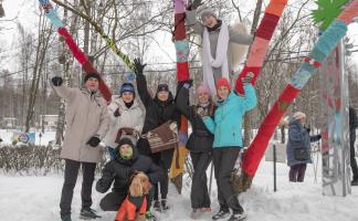 «Тёплый лес» согрел парк Мазурино в Витебске